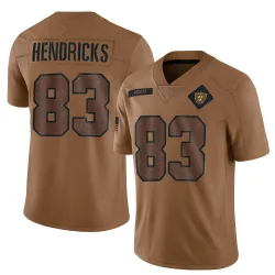 Men's Ted Hendricks Las Vegas Raiders No.83 Limited 2023 Salute To Service Jersey - Brown