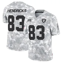 Men's Ted Hendricks Las Vegas Raiders No.83 Limited 2024 Salute to Service Jersey - Arctic Camo