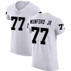 Men's Thayer Munford Jr. Las Vegas Raiders No.77 Elite Vapor Untouchable Jersey - White