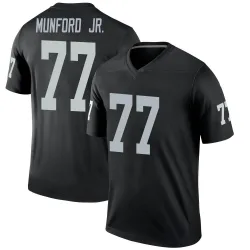 Men's Thayer Munford Jr. Las Vegas Raiders No.77 Legend Jersey - Black