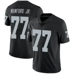 Men's Thayer Munford Jr. Las Vegas Raiders No.77 Limited Team Color Vapor Untouchable Jersey - Black