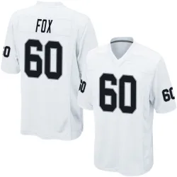 Men's Tomari Fox Las Vegas Raiders No.60 Game Jersey - White