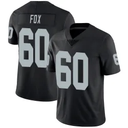 Men's Tomari Fox Las Vegas Raiders No.60 Limited Team Color Vapor Untouchable Jersey - Black