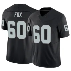 Men's Tomari Fox Las Vegas Raiders No.60 Limited Vapor F.U.S.E. Jersey - Black