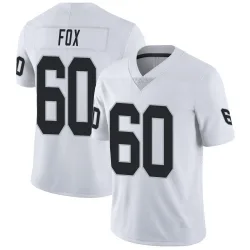 Men's Tomari Fox Las Vegas Raiders No.60 Limited Vapor Untouchable Jersey - White