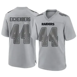 Men's Tommy Eichenberg Las Vegas Raiders No.44 Game Atmosphere Fashion Jersey - Gray