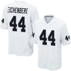 Men's Tommy Eichenberg Las Vegas Raiders No.44 Game Jersey - White