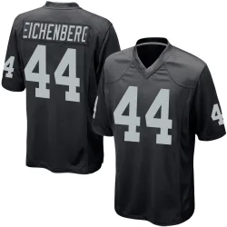 Men's Tommy Eichenberg Las Vegas Raiders No.44 Game Team Color Jersey - Black