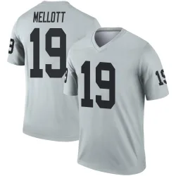 Men's Tommy Mellott Las Vegas Raiders No.19 Legend Inverted Silver Jersey