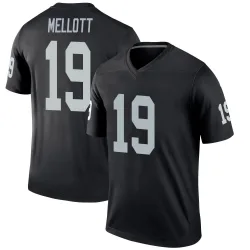 Men's Tommy Mellott Las Vegas Raiders No.19 Legend Jersey - Black