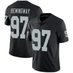 Men's Tonka Hemingway Las Vegas Raiders No.97 Limited Team Color Vapor Untouchable Jersey - Black