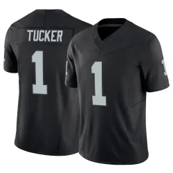 Men's Tre Tucker Las Vegas Raiders No.1 Limited Vapor F.U.S.E. Jersey - Black