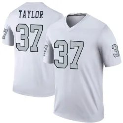 Men's Trey Taylor Las Vegas Raiders No.37 Legend Color Rush Jersey - White