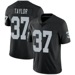 Men's Trey Taylor Las Vegas Raiders No.37 Limited Team Color Vapor Untouchable Jersey - Black