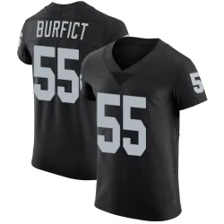 Men's Vontaze Burfict Las Vegas Raiders No.55 Elite Team Color Vapor Untouchable Jersey - Black