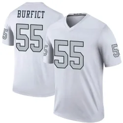 Men's Vontaze Burfict Las Vegas Raiders No.55 Legend Color Rush Jersey - White