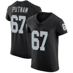 Men's Will Putnam Las Vegas Raiders No.67 Elite Team Color Vapor Untouchable Jersey - Black