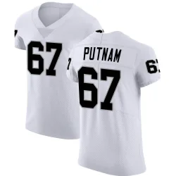 Men's Will Putnam Las Vegas Raiders No.67 Elite Vapor Untouchable Jersey - White