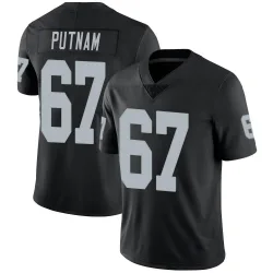 Men's Will Putnam Las Vegas Raiders No.67 Limited Team Color Vapor Untouchable Jersey - Black