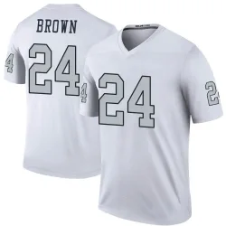 Men's Willie Brown Las Vegas Raiders No.24 Legend Color Rush Jersey - White