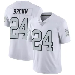 Men's Willie Brown Las Vegas Raiders No.24 Limited Color Rush Jersey - White