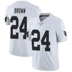 Men's Willie Brown Las Vegas Raiders No.24 Limited Vapor Untouchable Jersey - White