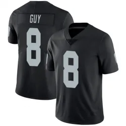 Men's Wilson Ray Guy Las Vegas Raiders No.8 Limited Team Color Vapor Untouchable Jersey - Black