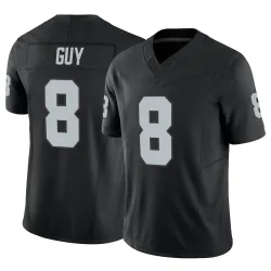 Men's Wilson Ray Guy Las Vegas Raiders No.8 Limited Vapor F.U.S.E. Jersey - Black