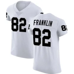 Men's Zakhari Franklin Las Vegas Raiders No.82 Elite Vapor Untouchable Jersey - White
