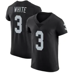 Men's Zamir White Las Vegas Raiders No.3 Elite Team Color Vapor Untouchable Jersey - Black