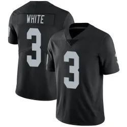 Men's Zamir White Las Vegas Raiders No.3 Limited Team Color Vapor Untouchable Jersey - Black