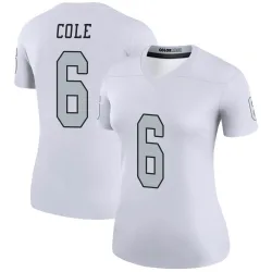 Women's AJ Cole Las Vegas Raiders No.6 Legend Color Rush Jersey - White
