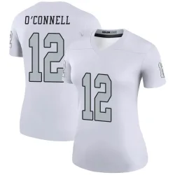 Women's Aidan O'Connell Las Vegas Raiders No.12 Legend Color Rush Jersey - White