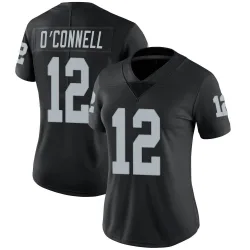 Women's Aidan O'Connell Las Vegas Raiders No.12 Limited Team Color Vapor Untouchable Jersey - Black