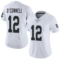 Women's Aidan O'Connell Las Vegas Raiders No.12 Limited Vapor Untouchable Jersey - White
