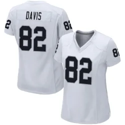Women's Al Davis Las Vegas Raiders No.82 Game Jersey - White