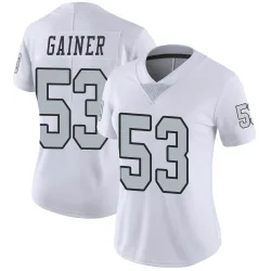 Women's Amari Gainer Las Vegas Raiders No.53 Limited Color Rush Jersey - White