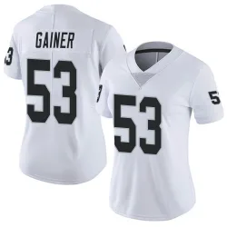 Women's Amari Gainer Las Vegas Raiders No.53 Limited Vapor Untouchable Jersey - White