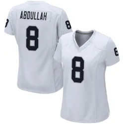 Women's Ameer Abdullah Las Vegas Raiders No.8 Game Jersey - White