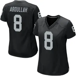 Women's Ameer Abdullah Las Vegas Raiders No.8 Game Team Color Jersey - Black