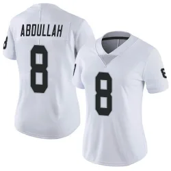 Women's Ameer Abdullah Las Vegas Raiders No.8 Limited Vapor Untouchable Jersey - White