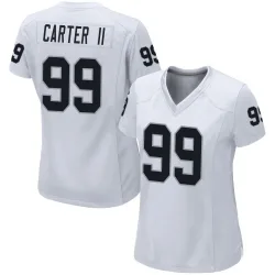 Women's Andre Carter II Las Vegas Raiders No.99 Game Jersey - White