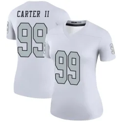 Women's Andre Carter II Las Vegas Raiders No.99 Legend Color Rush Jersey - White