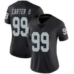 Women's Andre Carter II Las Vegas Raiders No.99 Limited Team Color Vapor Untouchable Jersey - Black