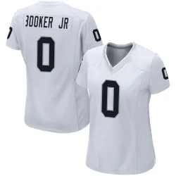 Women's Anthony Booker Jr. Las Vegas Raiders No.0 Game Jersey - White