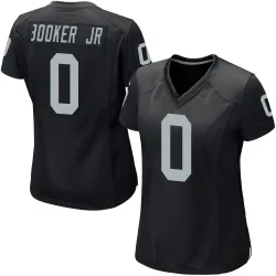 Women's Anthony Booker Jr. Las Vegas Raiders No.0 Game Team Color Jersey - Black