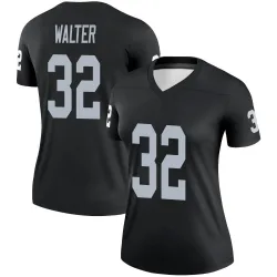 Women's Austin Walter Las Vegas Raiders No.32 Legend Jersey - Black