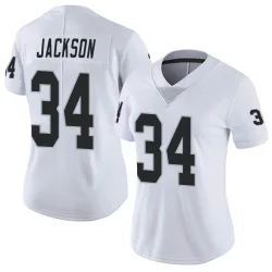 Women's Bo Jackson Las Vegas Raiders No.34 Limited Vapor Untouchable Jersey - White