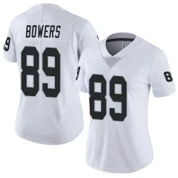 Women's Brock Bowers Las Vegas Raiders No.89 Limited Vapor Untouchable Jersey - White