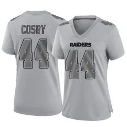 Women's Bryce Cosby Las Vegas Raiders No.44 Game Atmosphere Fashion Jersey - Gray